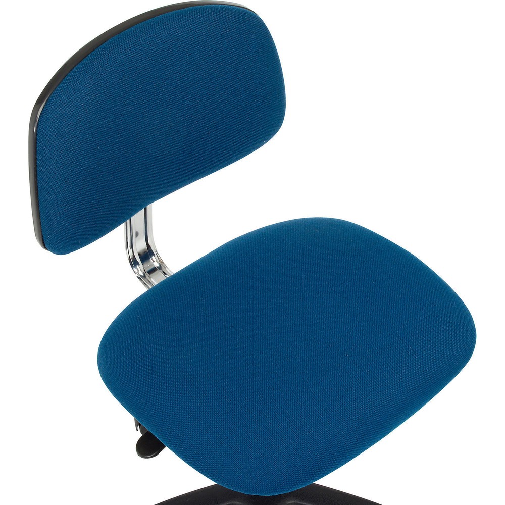 ESD Chair Fabric Navy Armless Mid Back