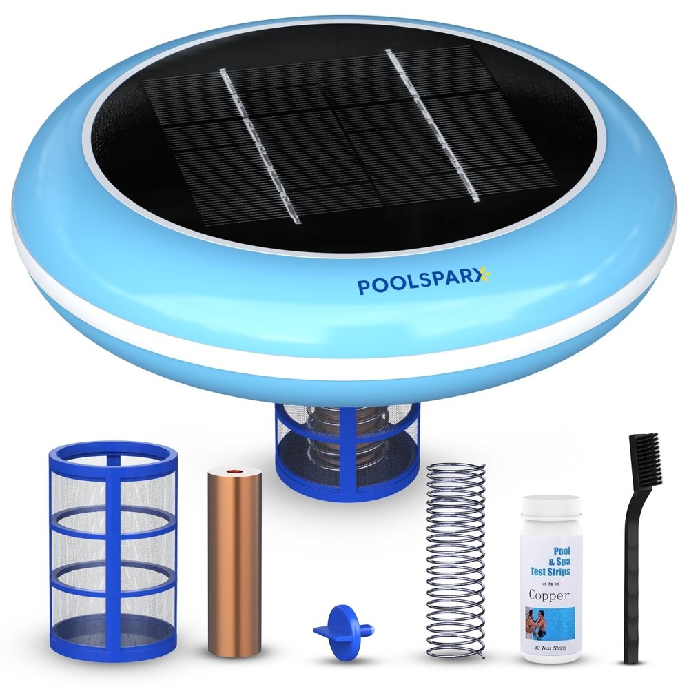 Solar Pool Ionizer – Copper Pool Ionizer for Above Ground & Inground Pools