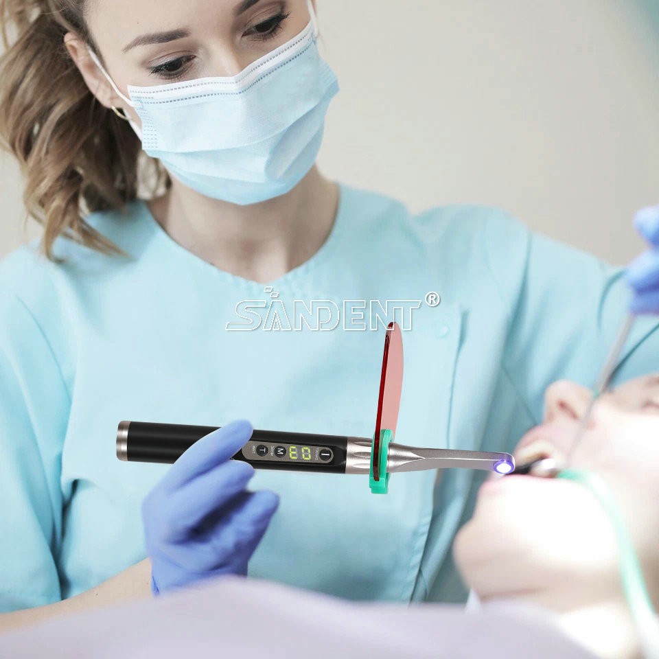 Dental 1S Curing Light Lamp Wireless 1 Second Curing 2500mw/c㎡