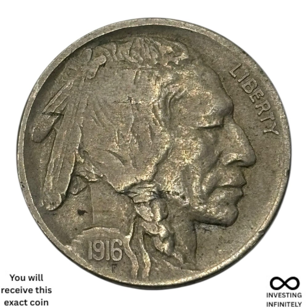 1916 D Buffalo Nickel X-1635