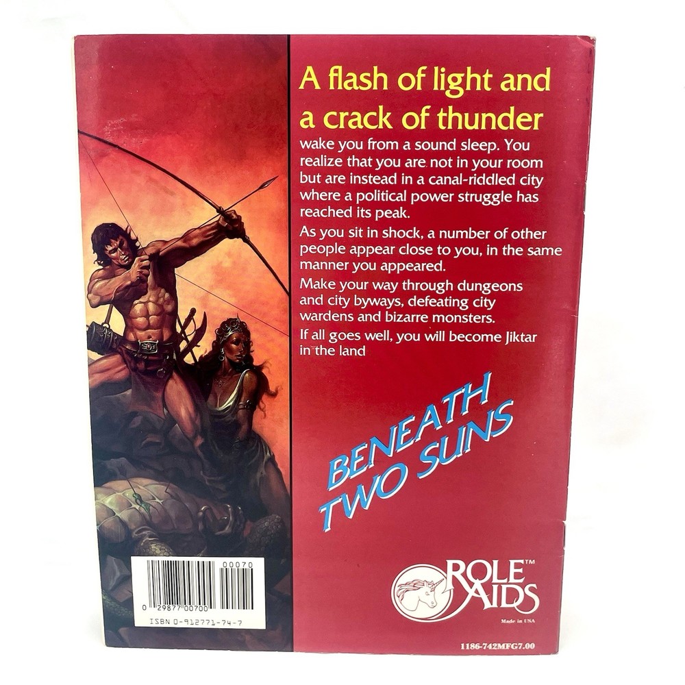 Beneath Two Suns Adventure Module - Role Aids 742 Advanced Dungeons & Dragons