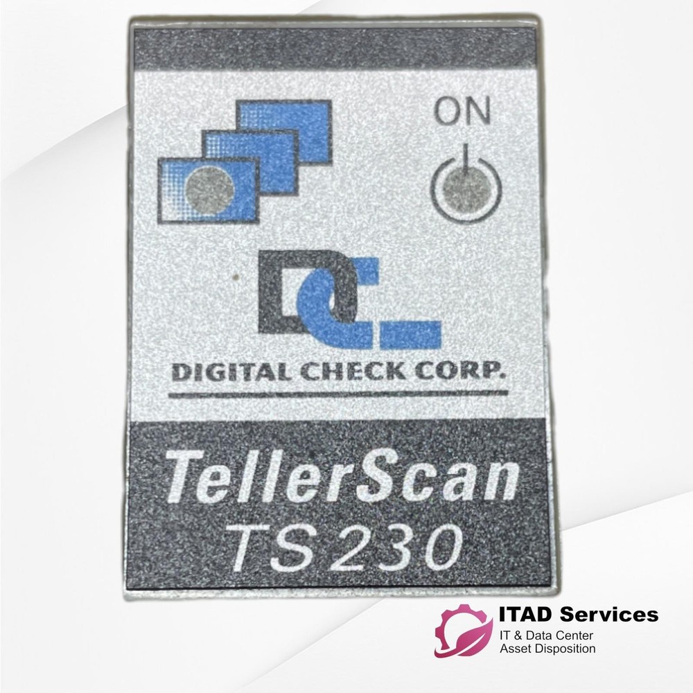 DIGITAL CHECK TELLERSCAN TS230 Check Reader Scanner - 148000-02 - TESTED