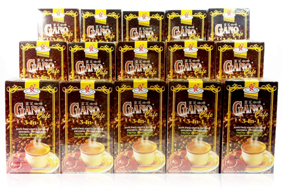 10 Boxes = (200 Sachets) Gano Excel Cafe 3 in 1 Coffee Ganoderma 3 DAYS DELIVERY