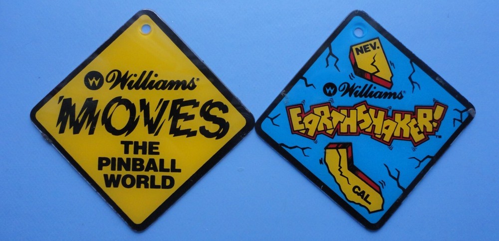 Earthshaker Pinball Machine Promo Speaker cutout Plastics Set