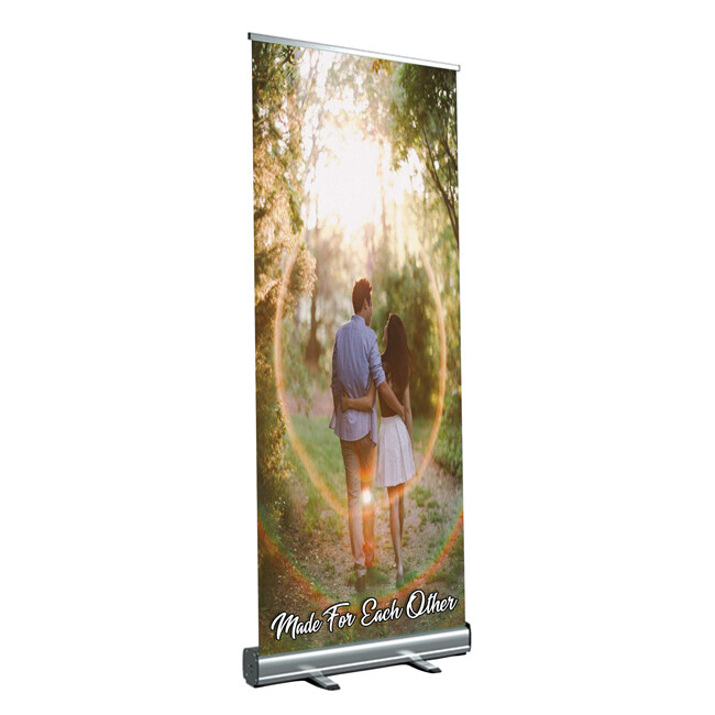Roller Banner Pop/Roll/Pull up Exhibition Display Stand 850 x 2000 mm