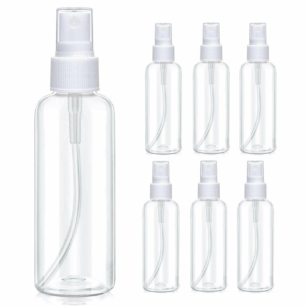 1-10PCS 30ml/60ml Travel Spray Bottle Plastic Transparent Perfume Empty Atomizer