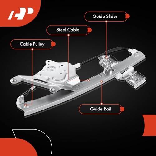 Power Window Regulator Without Motor Replacement for Front Passenger Side