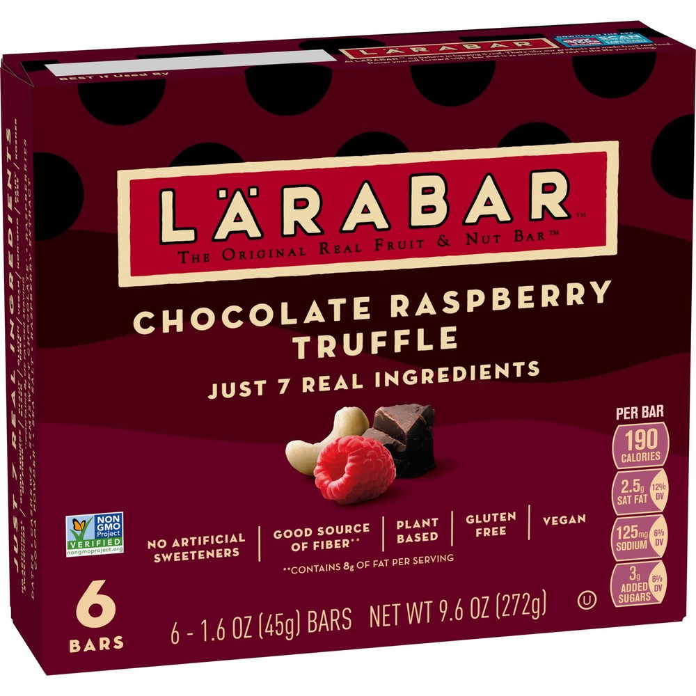 6 Pack Chocolate Raspberry Nut Bar Vegan