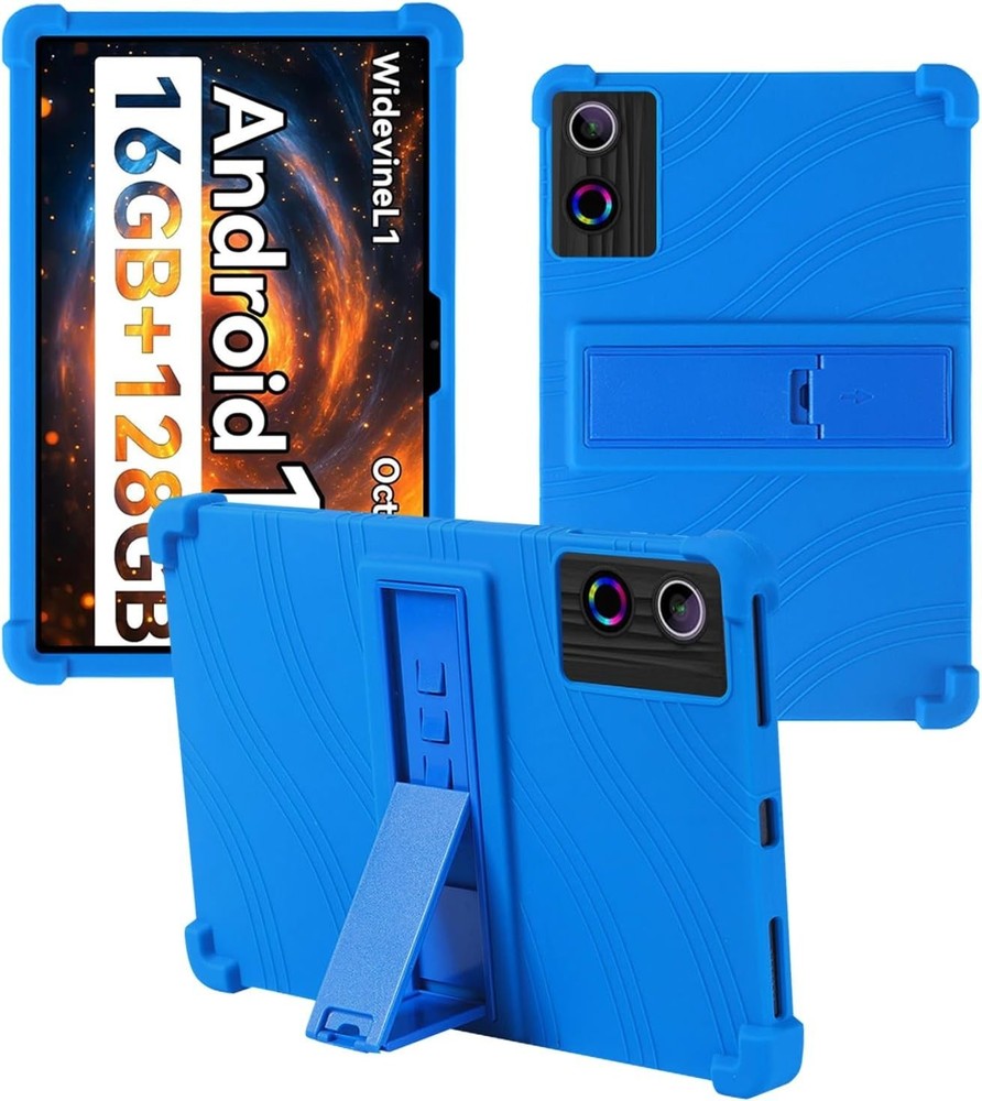 Case for UGRIHACH A7 Android 14 Tablet 11'' Soft Silicone/Glass Screen Protector