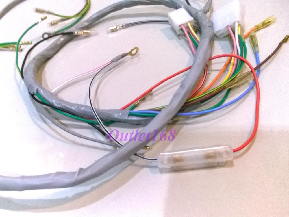 Honda SL 125 100 Winker Version Wiring Harness Cable Loom Set Taillight Sub Wire