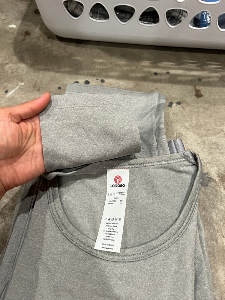 Lapasa Men's Thermal Base Layer Set - 2XL