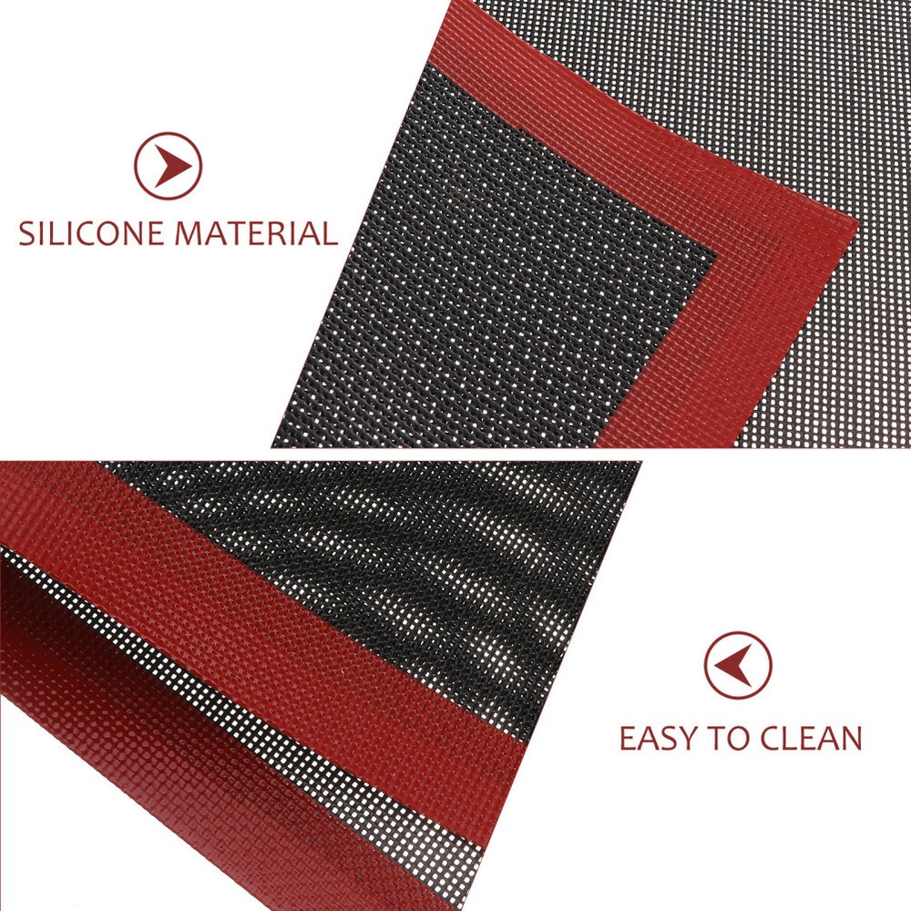 1PC Baking Mat Non Stick Mesh Sheet Silicone Bake Liners Pastry Bread Baking Pad