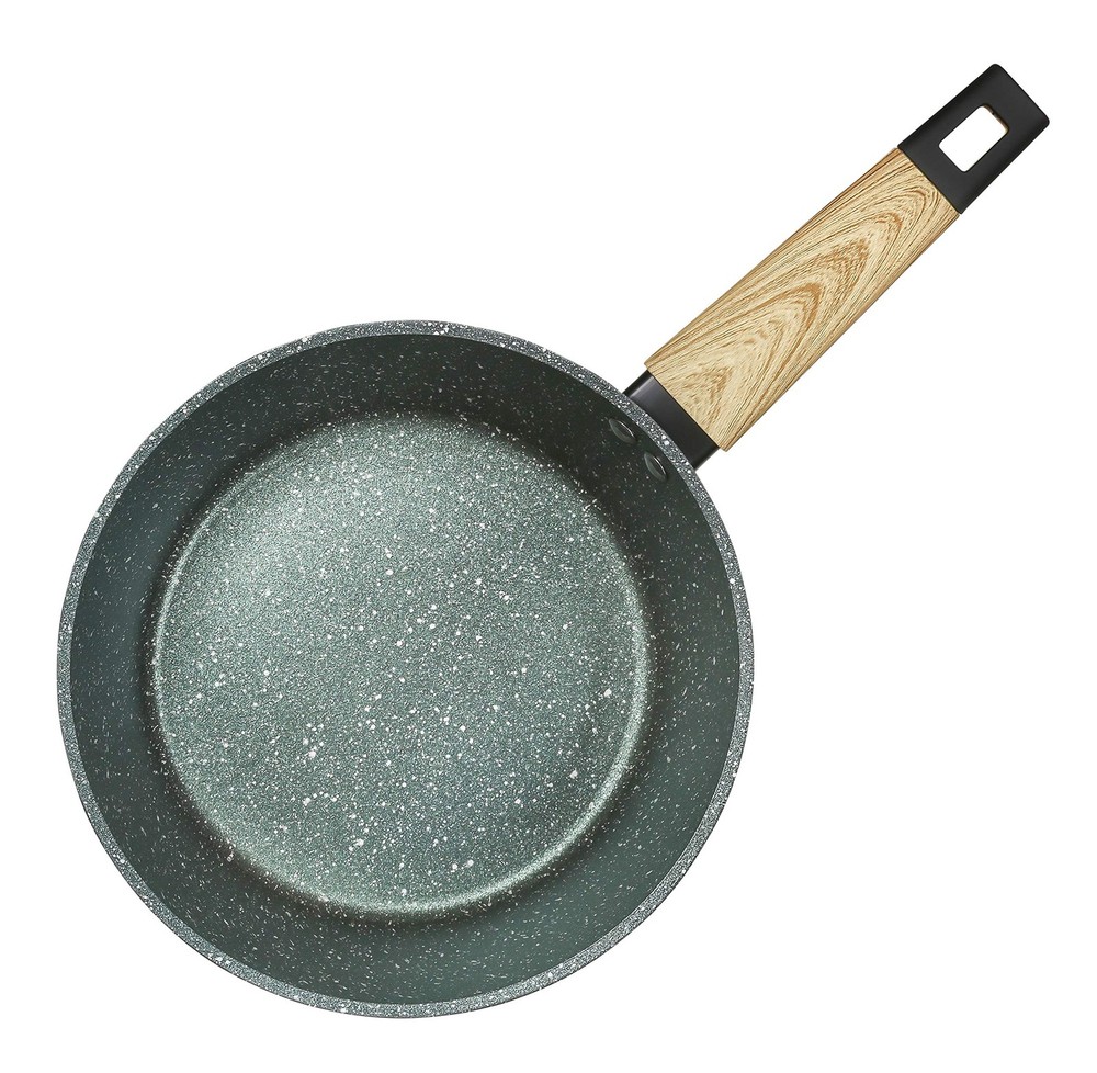 3 Quart Granite Nonstick Saucepan Cookware Set (Induction Compatible) (Forest Gr
