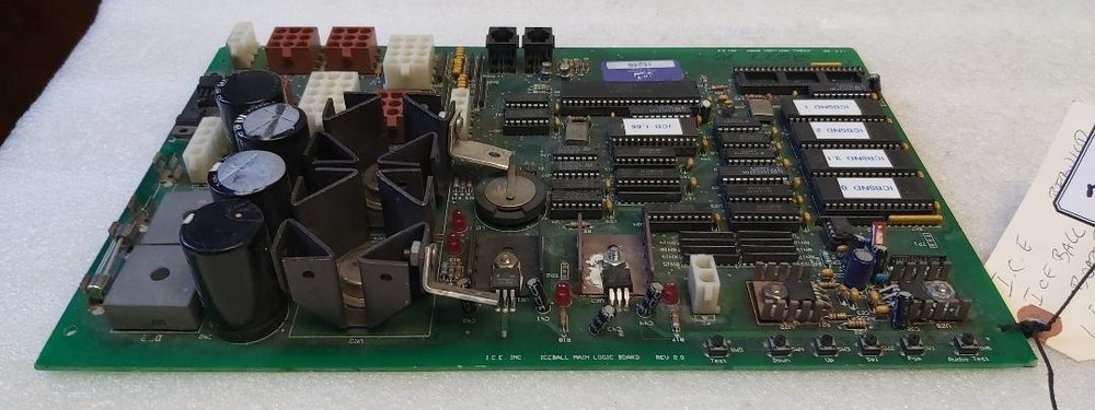 ICE ICEBALL Arcade Game MAIN LOGIC Board LED DISPLAY TYPE (2082)