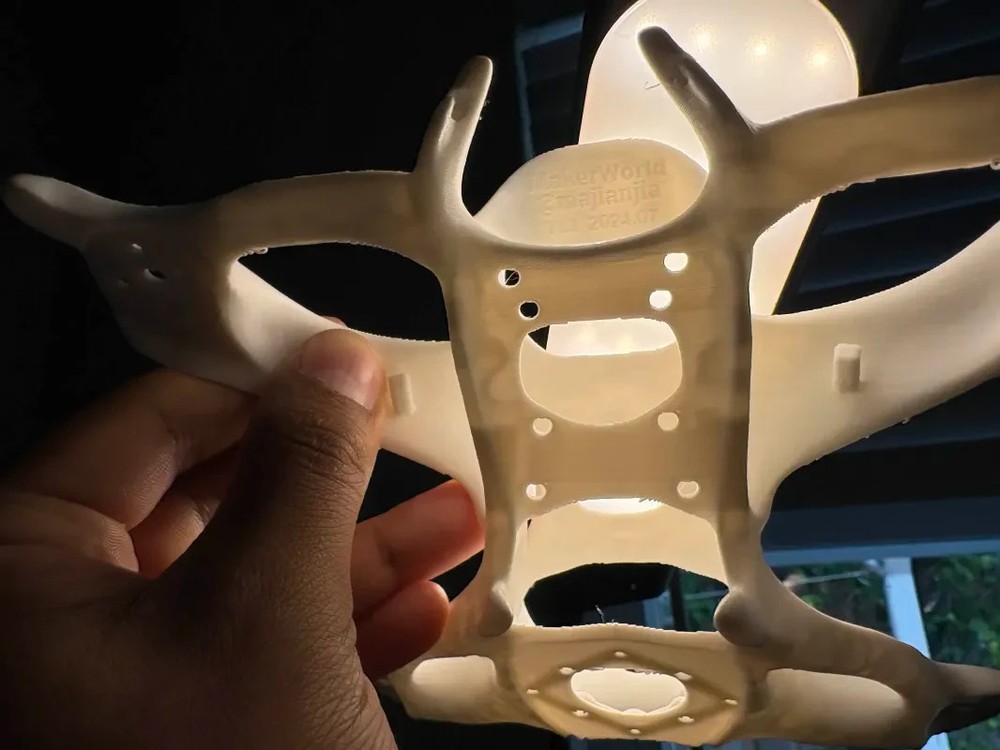 Aether 4 Drone frame with motor mount adaptors