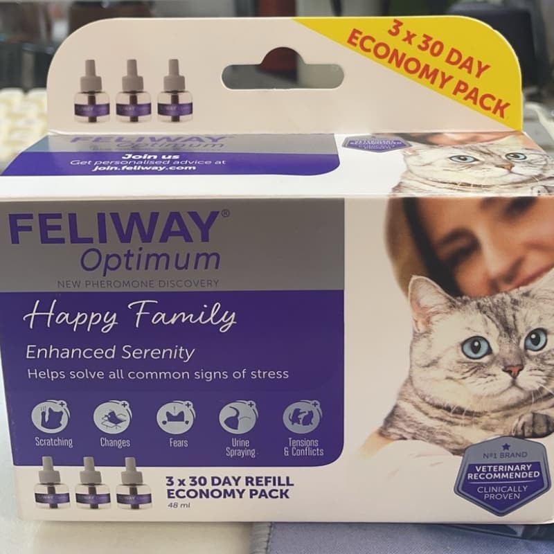 48ml Value Pack 3 x 30 Day Refill Optimum 3 Pack Feliway