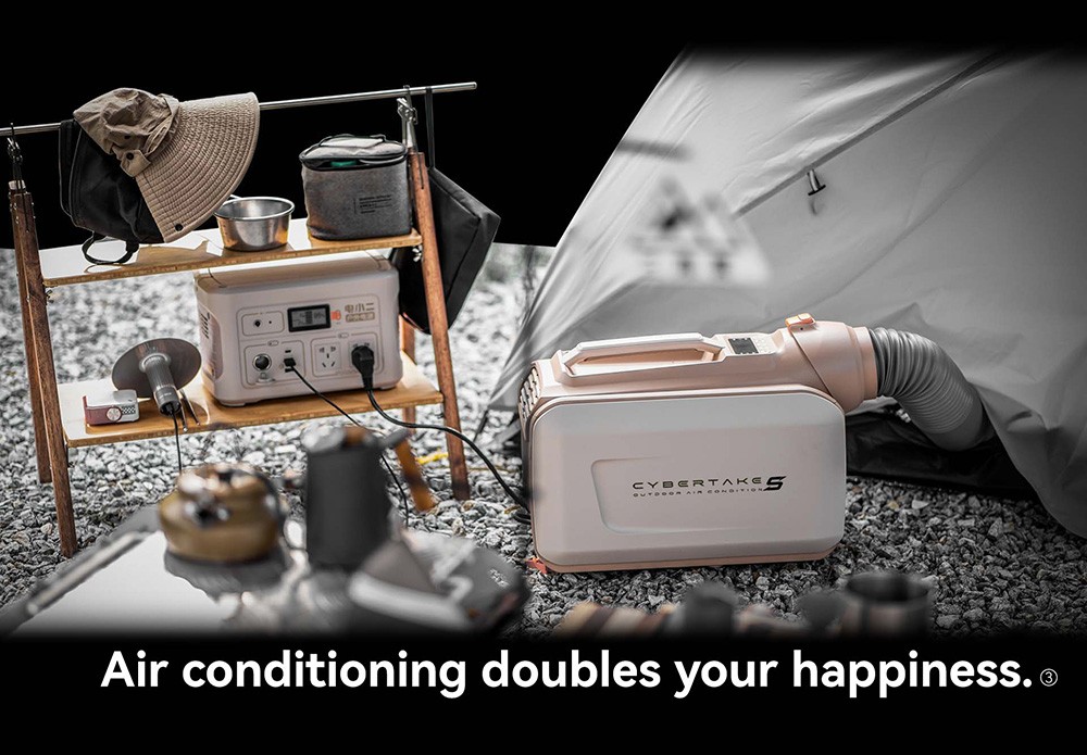 CYBERTAKE S1 Pro Portable Air Conditioner with Panasonic Compressor for Camping