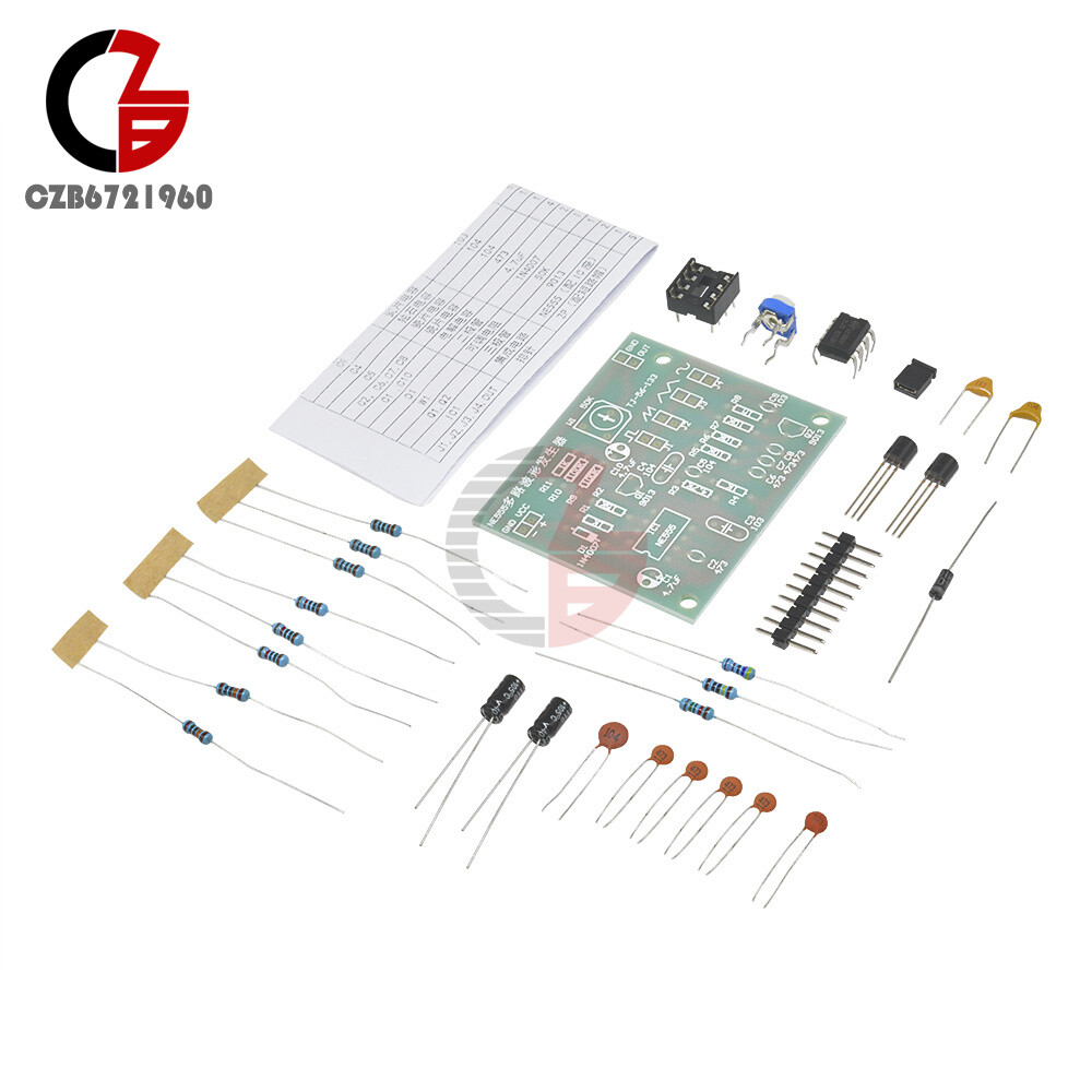 DIY Kit Multi-Channel NE555 Waveform Generator Module Sine Triangle Square Wave