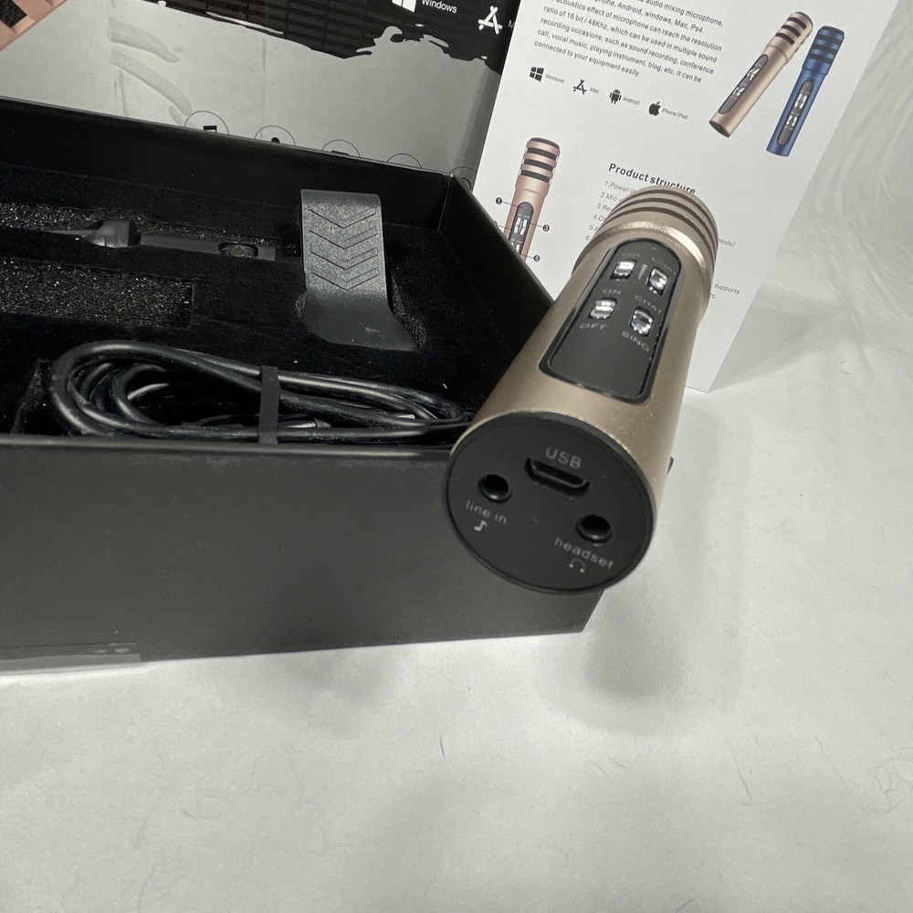 Audio Mixer Recording Microphone for iPhone,Android,PS4,Mac and Windows