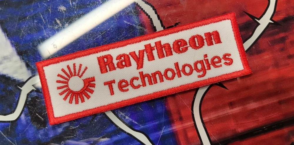 EMBROIDERED RAYTHEON TECHNOLOGIES PATCH (Please Read Ad)