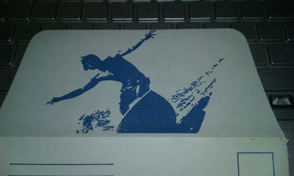 vintage surfing magazine envelope