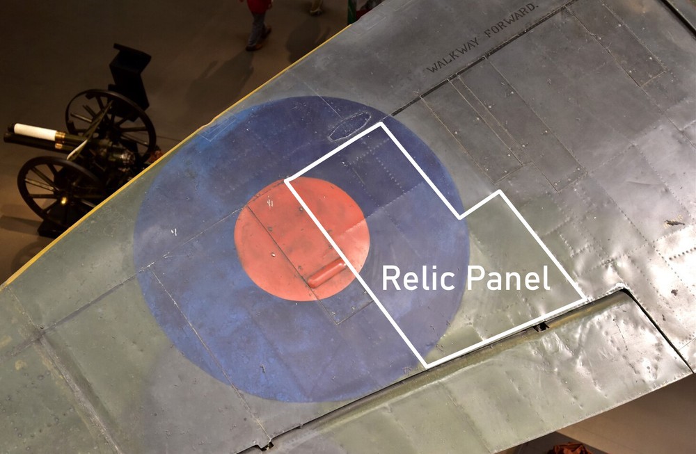 Supermarine Spitfire MkVB - Douglas Bader - Framed Panoramic Print