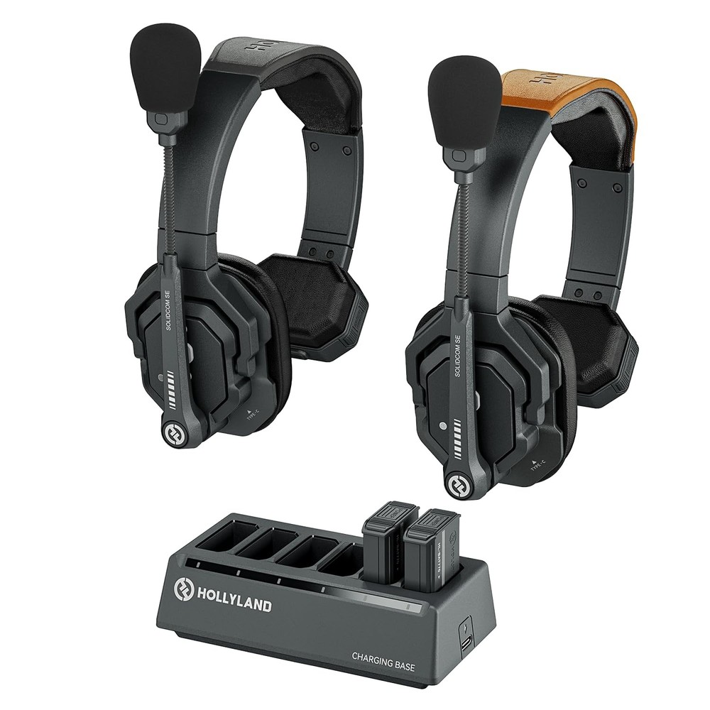Hollyland Solidcom SE Full Duplex 2-Users ENC Wireless Intercom Headset (2.4GHz)