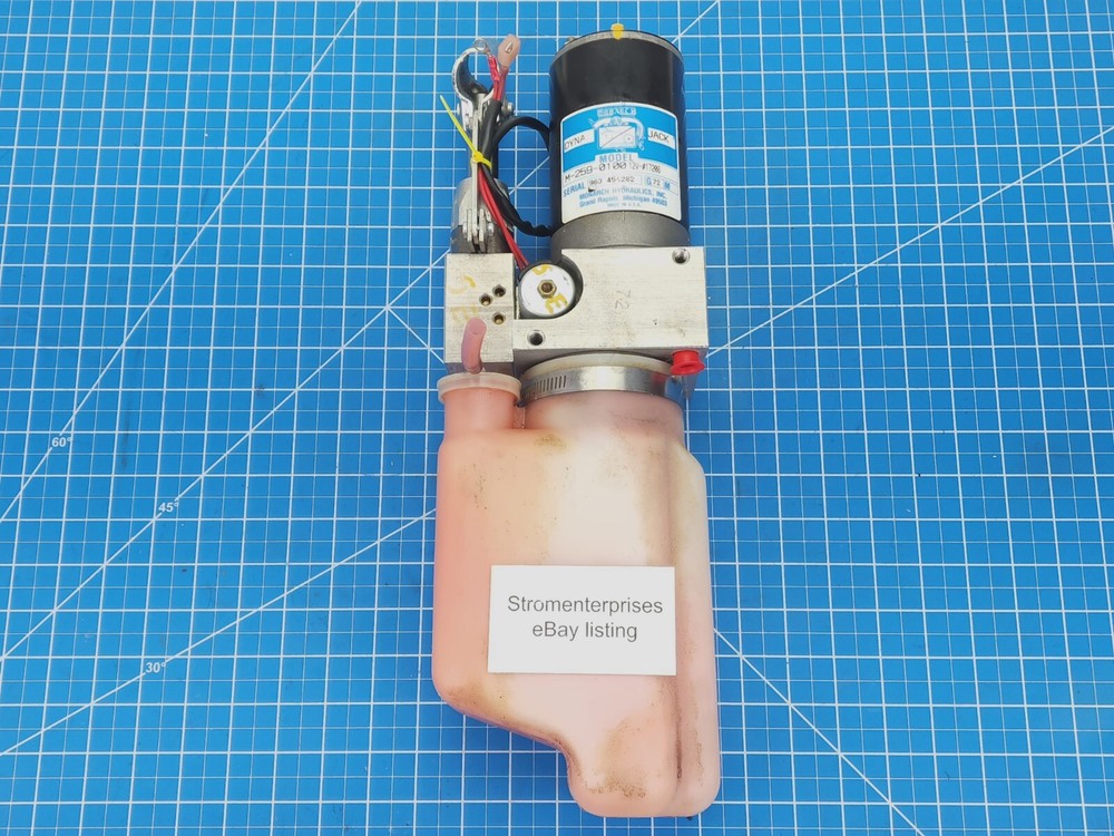 Braun  Handicap Lift Remote Hydraulic Pump Motor Assembly TESTED
