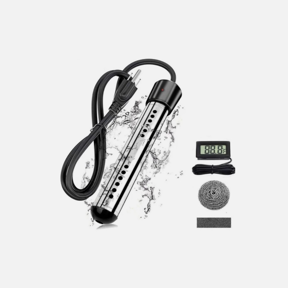 2000W Immersion Heater, Portable Electric Water Heater Fast Heating for Buckets