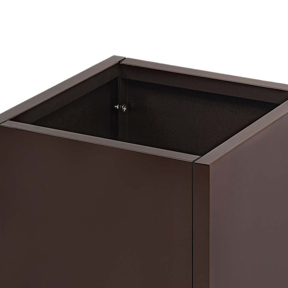 Heavy Duty Planter Box for Outdoor Plants, Tall Metal Planter Box, Rectangular