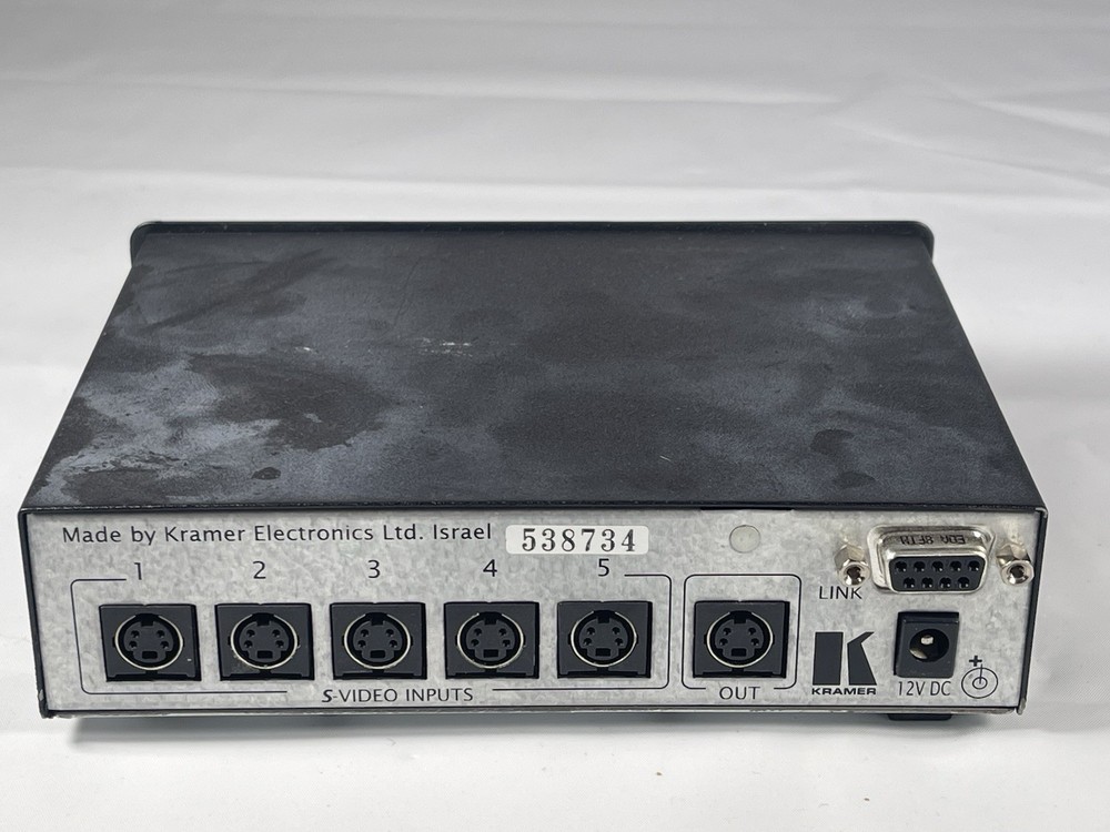 Kramer Vertical Interval S-Video Switcher 55SN - Untested