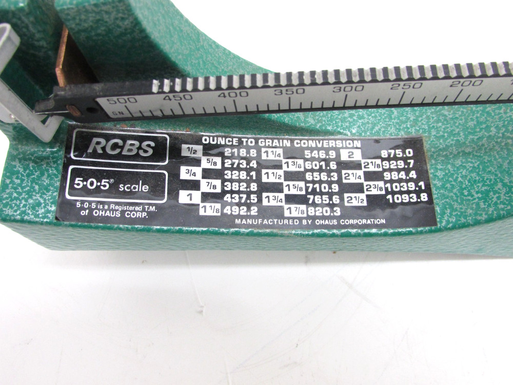 VINTAGE RCBS RELOADING SCALE 5.0.5 w/ ORIGINAL BOX