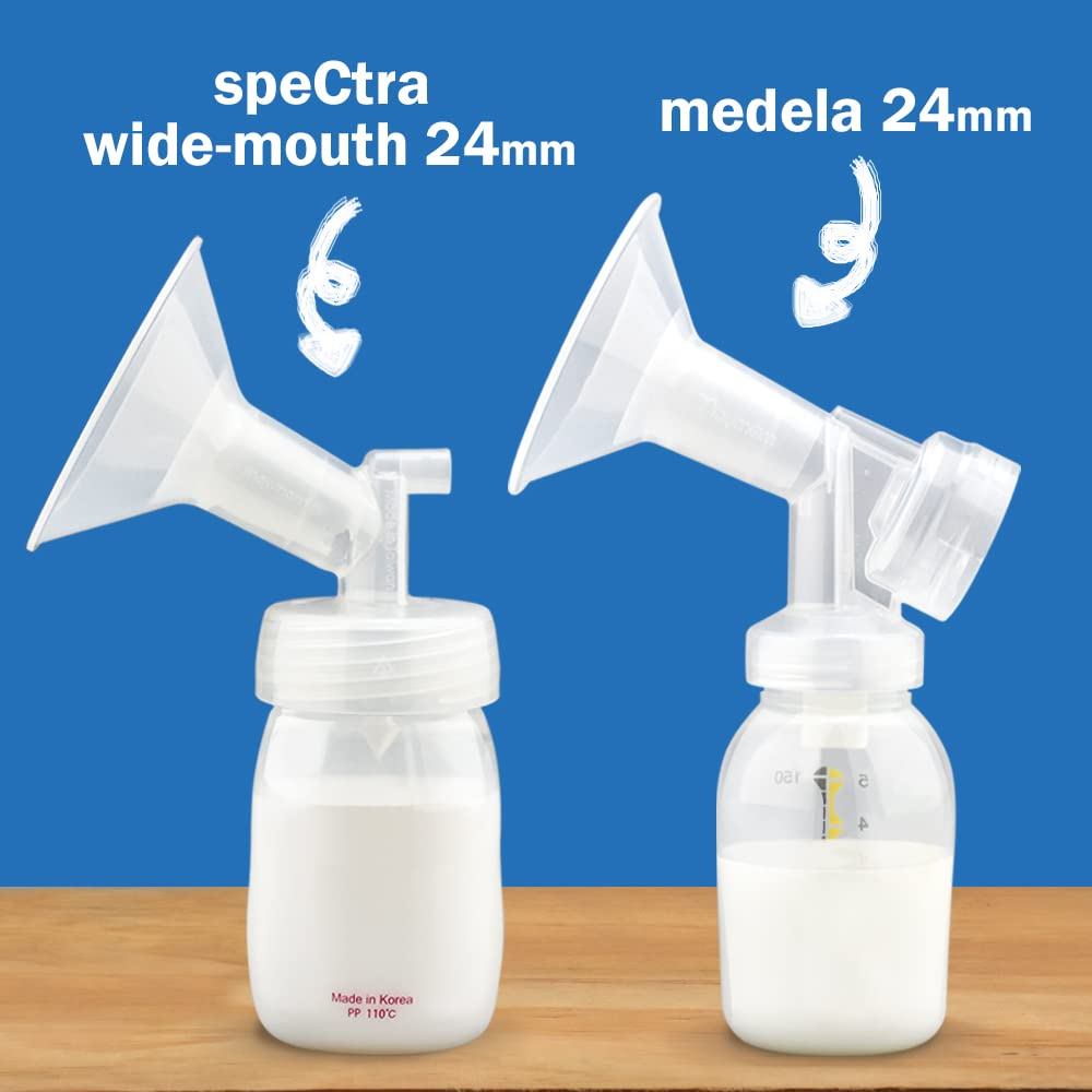 Flange Inserts to Reduce Nipple Tunnel Size; Compatible with Various Breast Pump