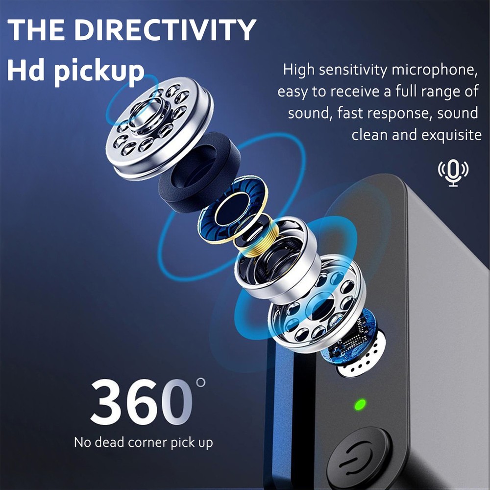 Wireless Lavalier Microphone System With 3 Receiver Noise Reduction CPSC