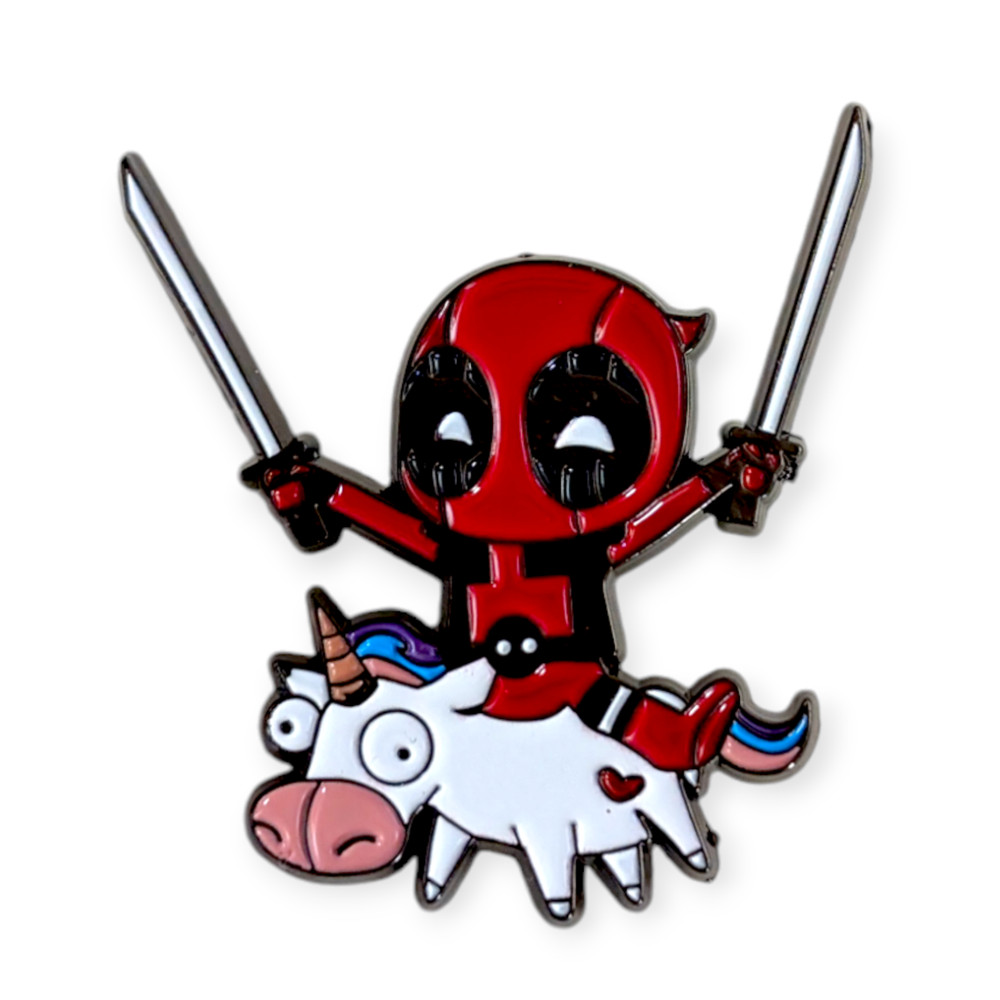 Marvel Disney Fantasy Pin: Deadpool with Unicorn