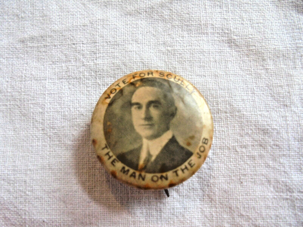 Vintage Vote for Scully Political Pinback Button