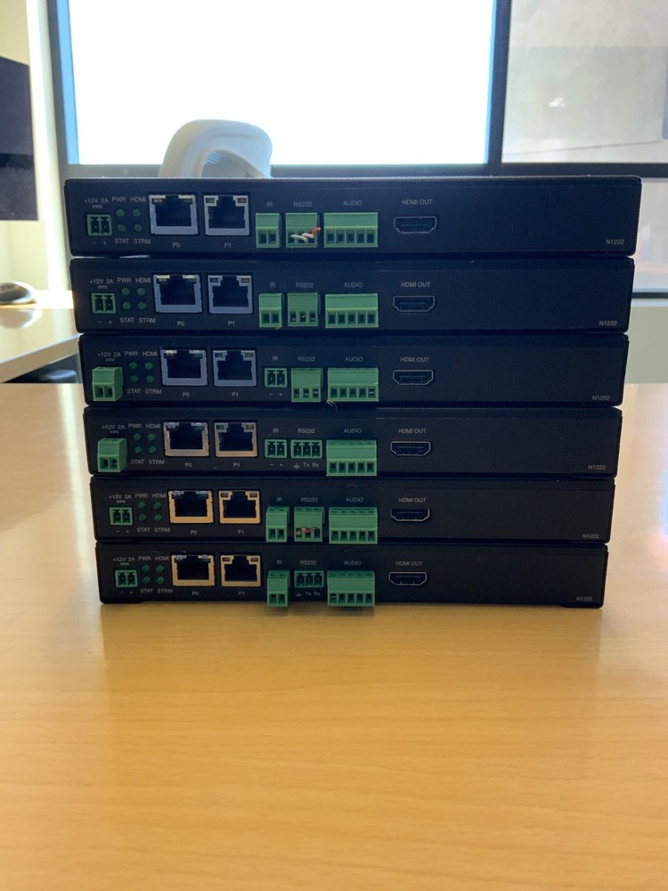 AMX NMX-DEC-N1222 SVSI Stand-Alone Minimal Compression Video Over IP Decoder