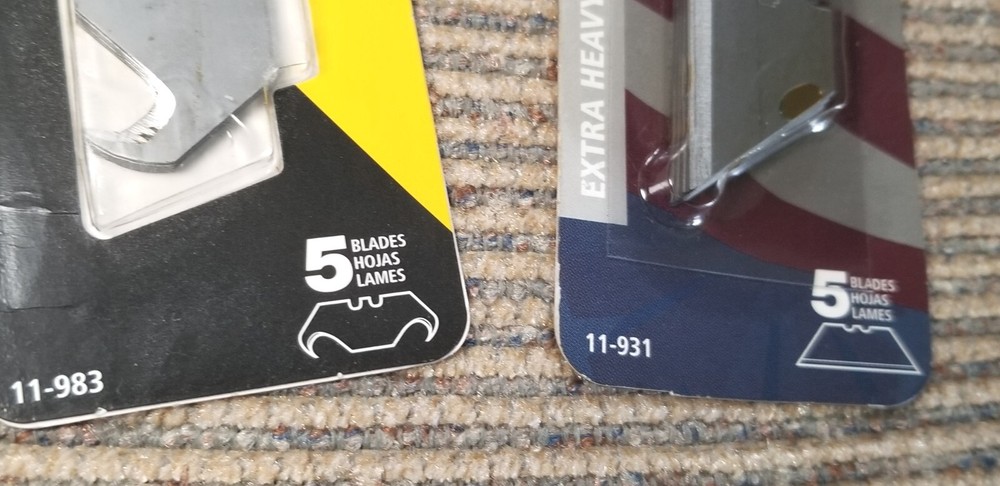 Lot Of 2 Stanley Blade Sets NIB