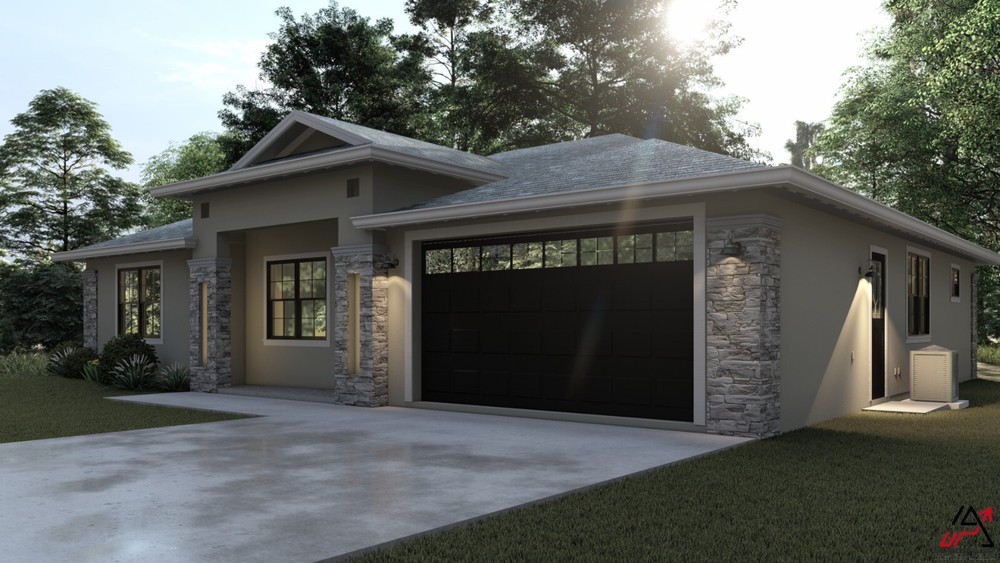 BLUEPRINTS CONTEMPORARY HOUSE PLAN ARCHUP #126