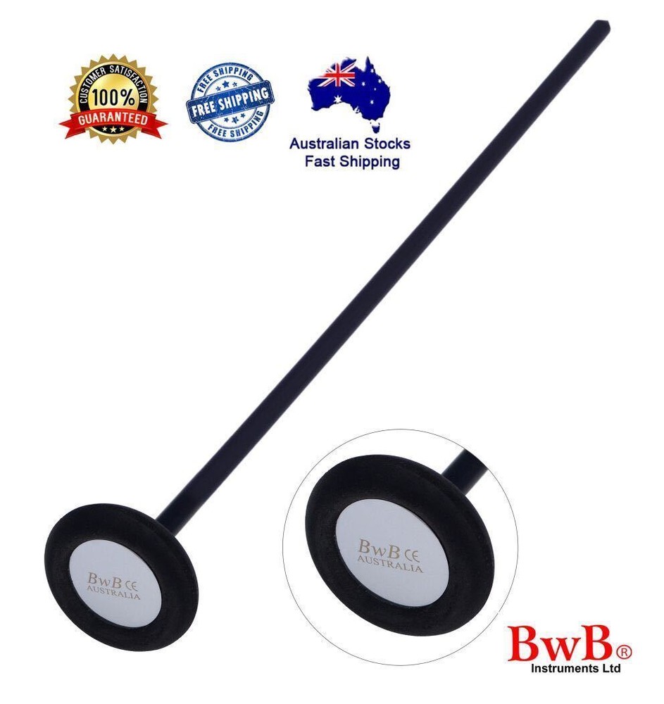 QUEENS SQUARE REFLEX PERCUSSION HAMMER 12" inches (31cm) BLACK/WHITE BWB