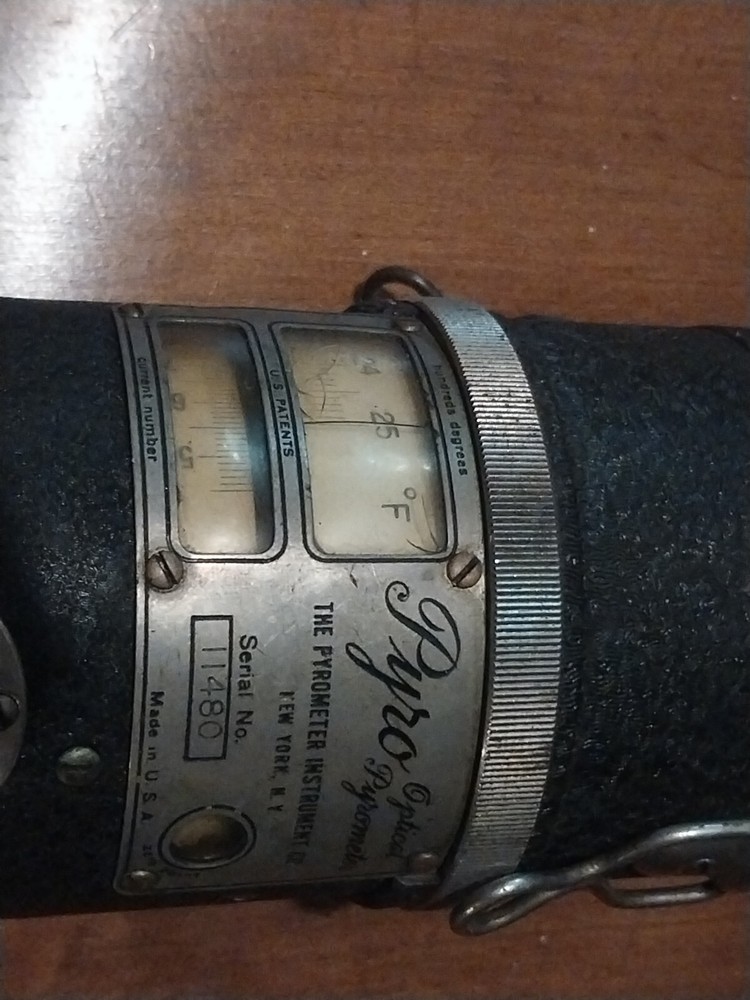 PYRO Optical Pyrometer Instrument Co New York Temperature Sensor 60.5