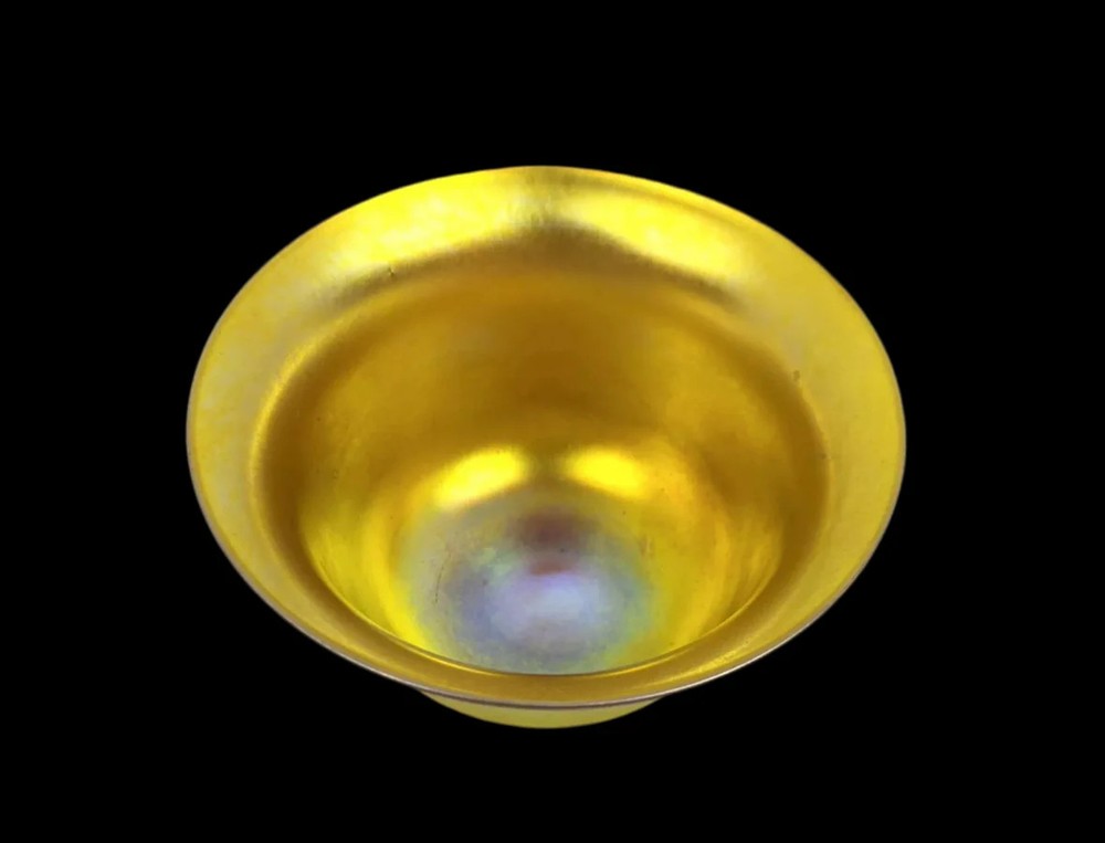 Signed Steuben Aurene Bowl