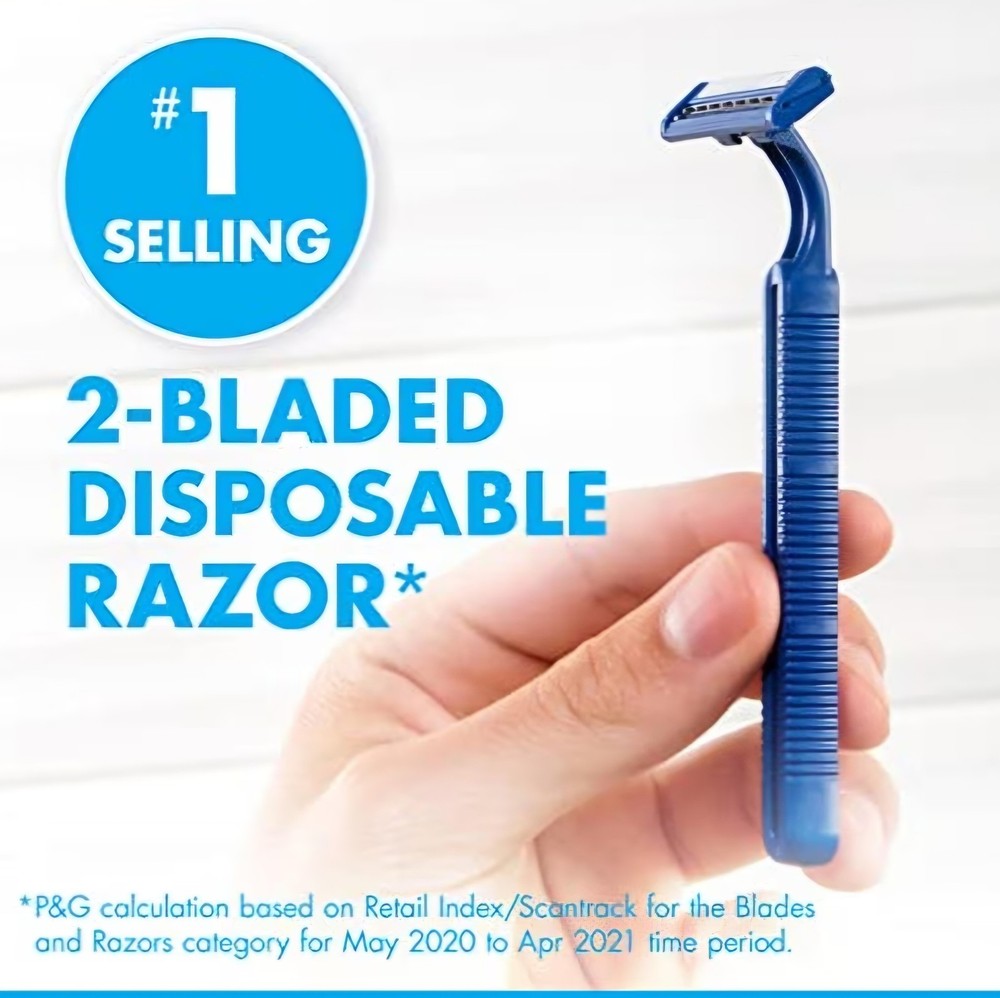 3 Pack Gillette Sensor2 Base Fixed Head Men's Disposable Razors 18ct (54 Total)