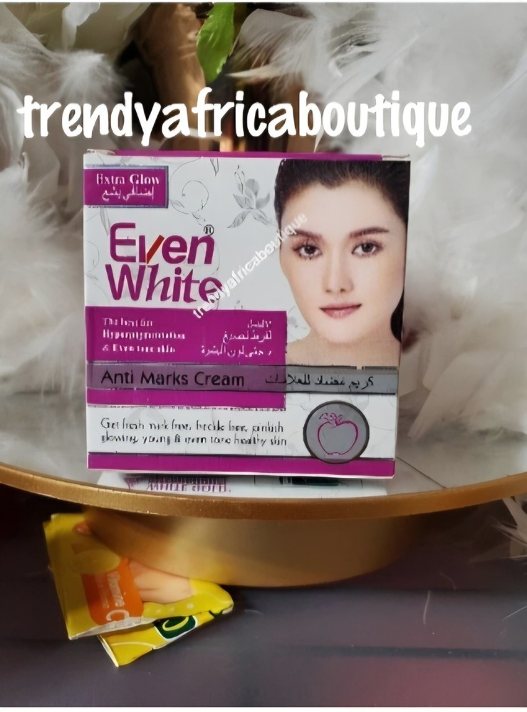 X 1 Jar. Even WHITE Face  Cream Authentic. Extra Glow