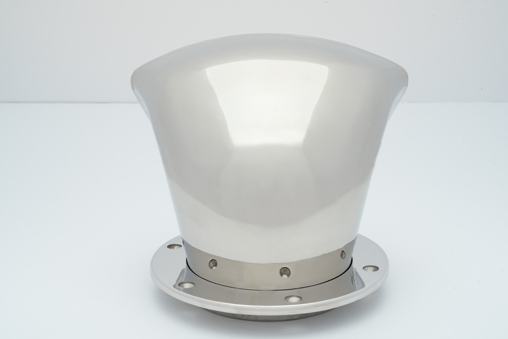 (1) 4" Low Profile Dorade Cowl Vent with Deck Plate Set