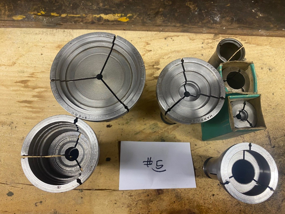 ~7~ HARDINGE 5C MACHINABLE EMERGENCY COLLETS STEP CHUCKS Various Sizes 1" 2" 3"