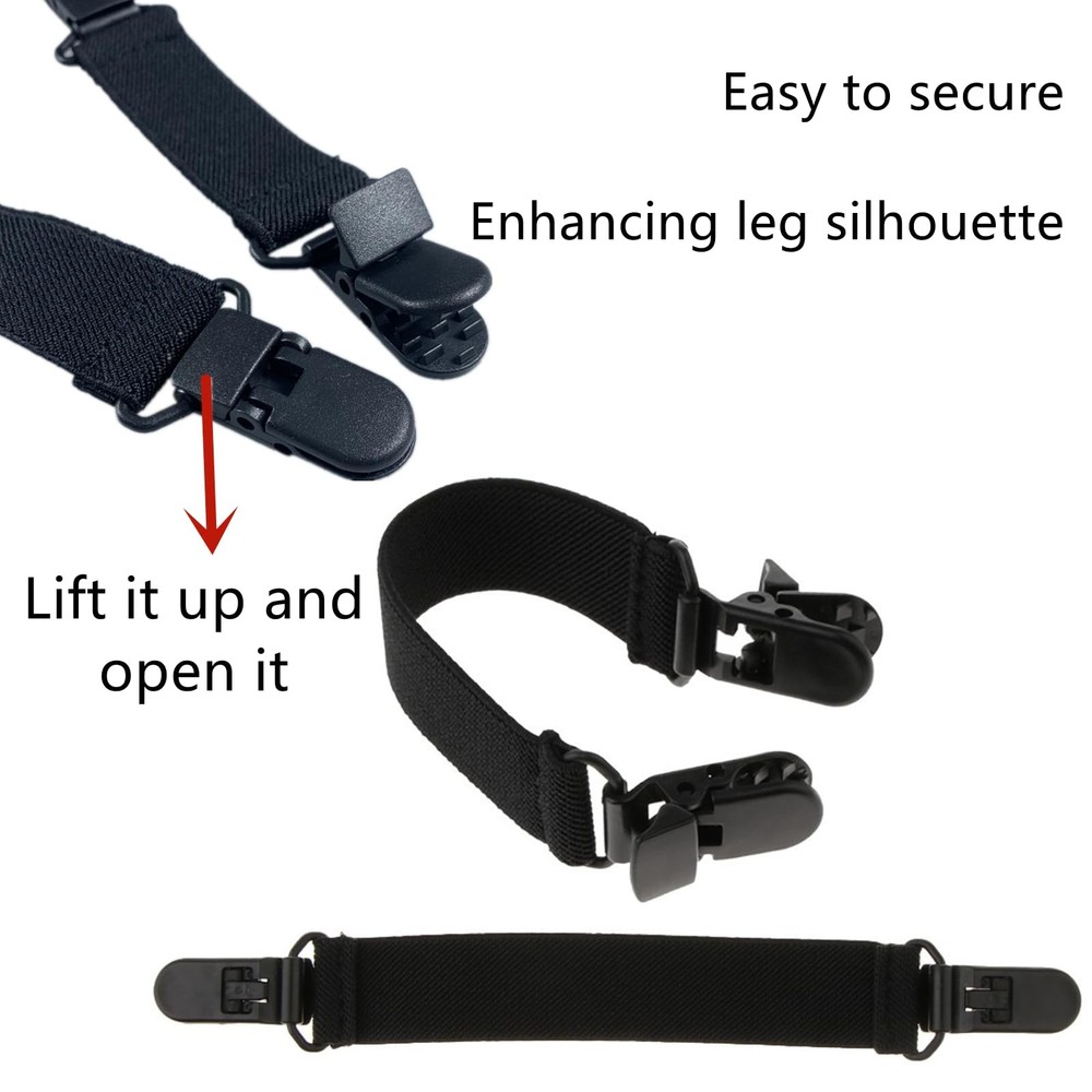 4 Pcs Boot Straps for Cowboy Boots, Adjustable Boot Clips Boot Straps Clips, ...