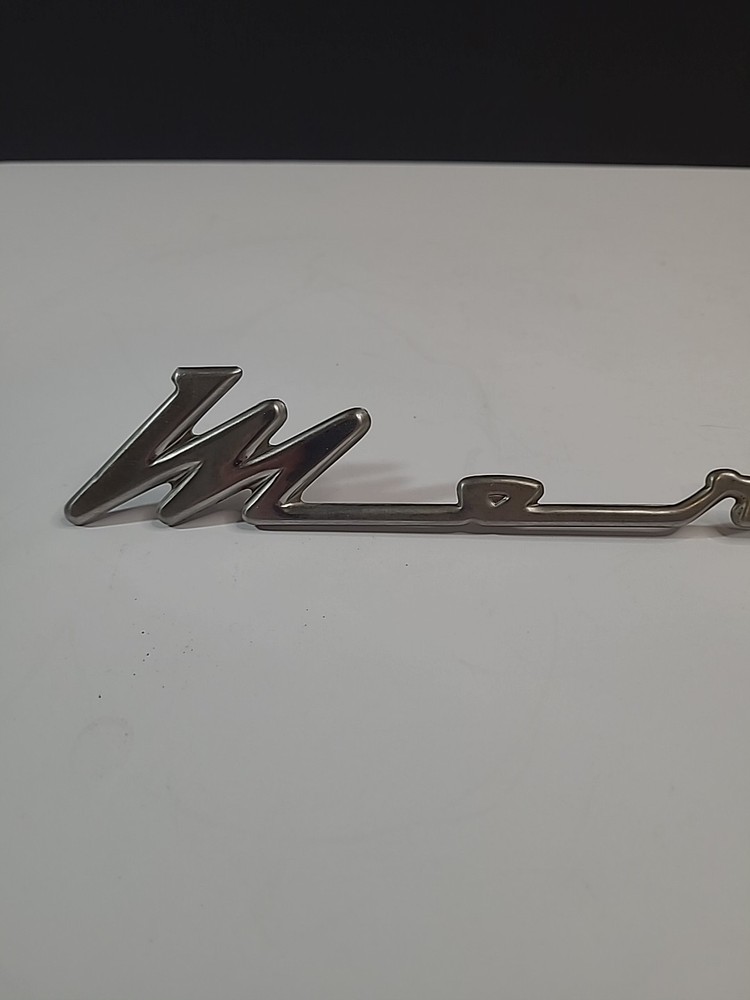 1955-56 Mercury Monterey Script OEM Quarter Panel Original Emblems