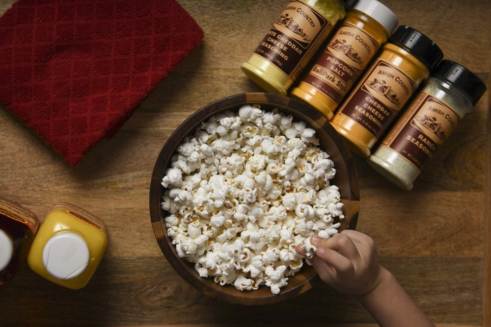 | 6-4 oz Bags | Variety Popcorn Kernel Set with Toppings | Old Fashioned, Non...