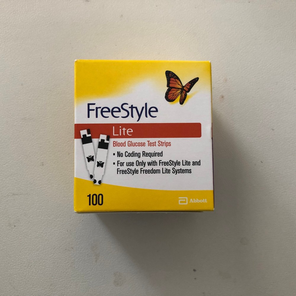 100 Free Style  Lite Test Strips EXP 11/30/2027